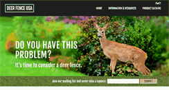 Desktop Screenshot of deerfenceusa.com